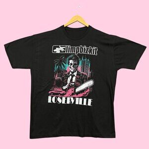 Limp Bizkit Loserville European Tour Nu Metal Band Tee XXL